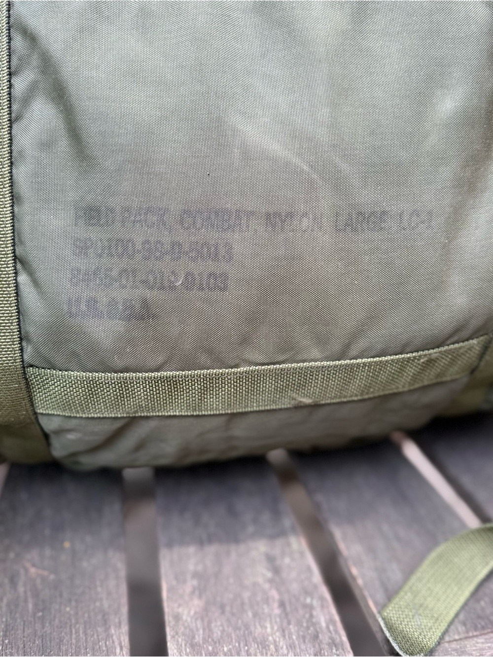 Vintage USGI Large ALICE Pack OD Green Cargo Field Rucksack Backpack (w/o Frame) - Picture 7 of 15